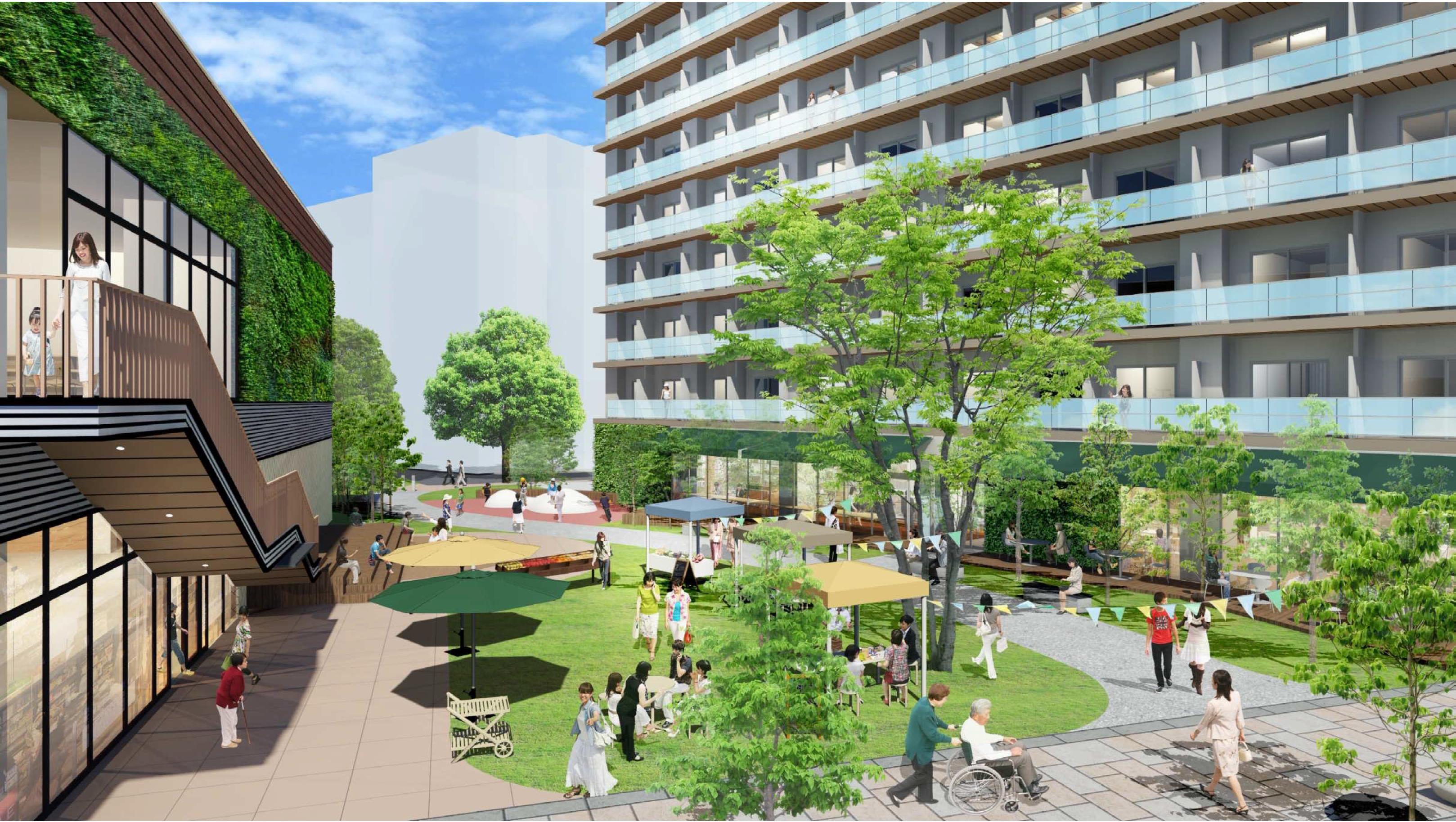 地域住民に開かれた憩いの空間市民参加型のイベントにも活用