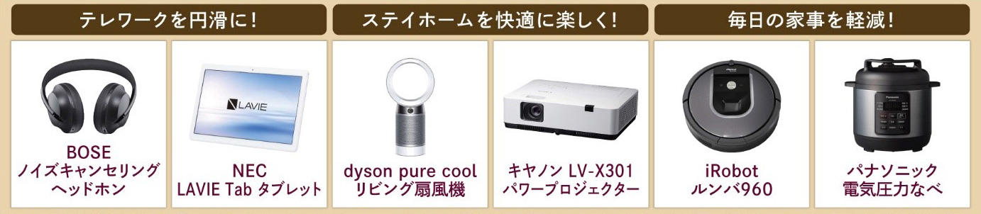 おうち時間を快適化する家電の提案イメージ1