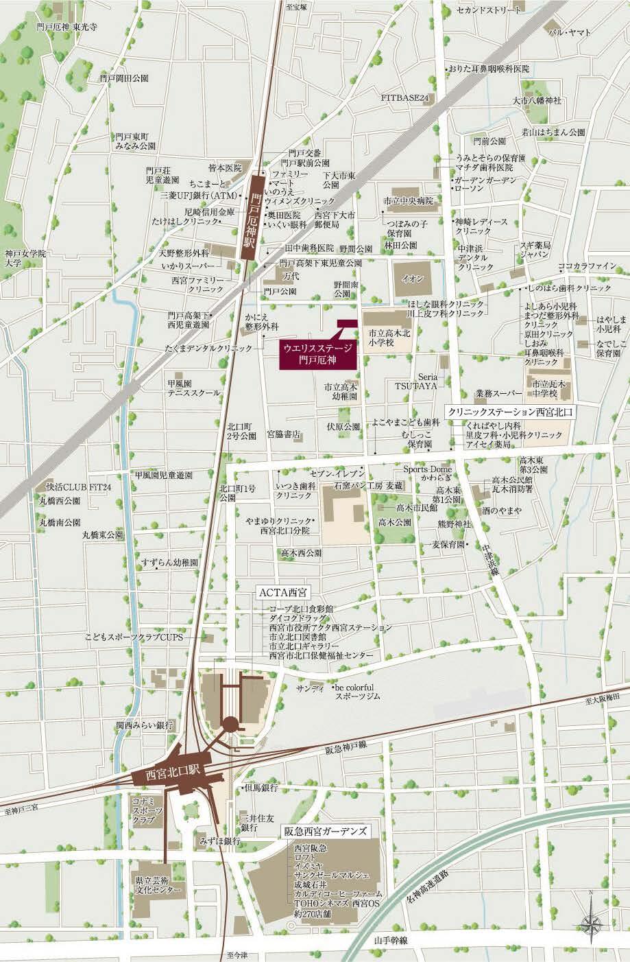 現地案内図イメージ画像