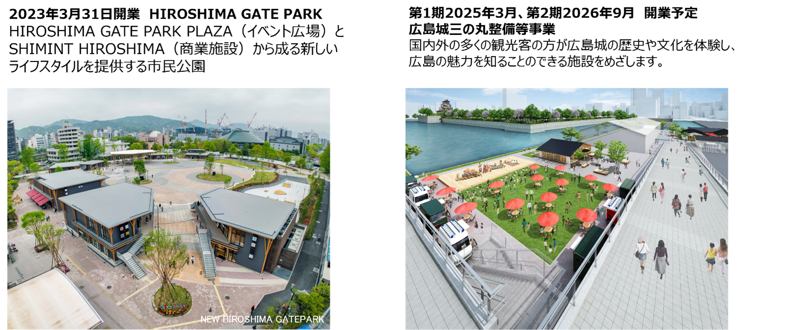 広島市中央公園と本事業対象エリアイメージ
