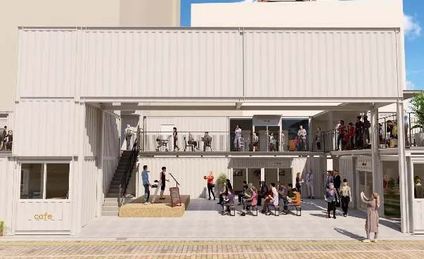 施設中央のイベント広場イメージ 