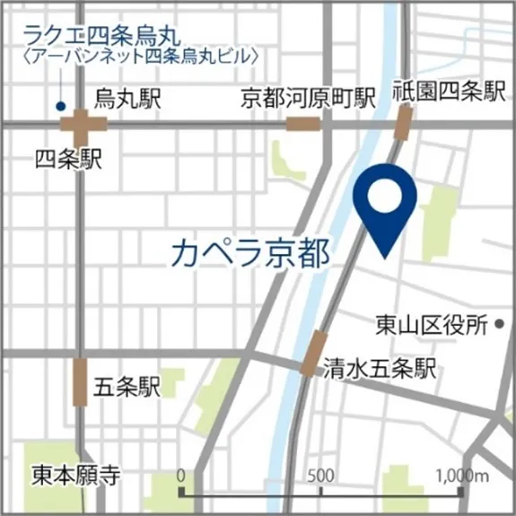 カペラ京都位置図 イメージ