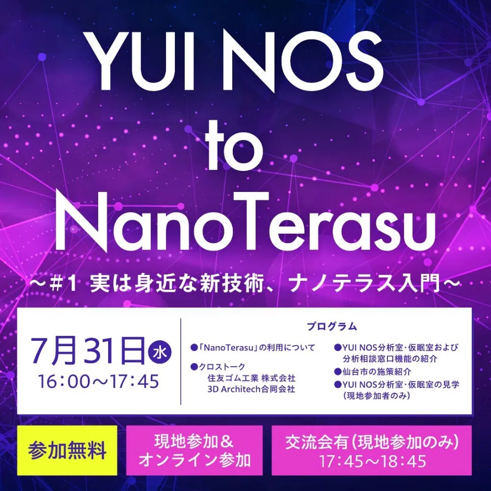 NanoTerasuと本ビルの遠隔接続イメージ