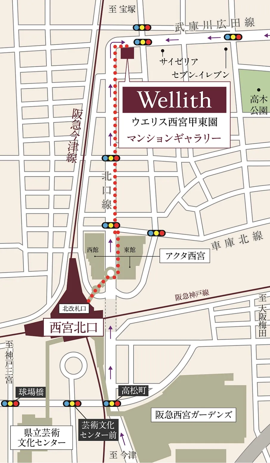 モデルルーム（マンションギャラリー）		ご案内図 