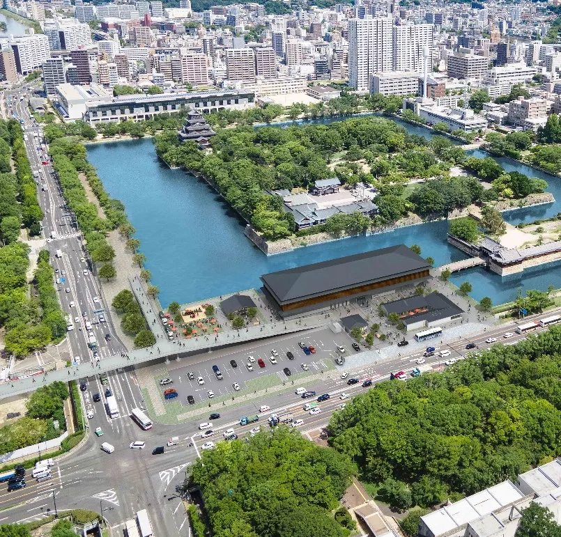 広島城三の丸エリア完成イメージ