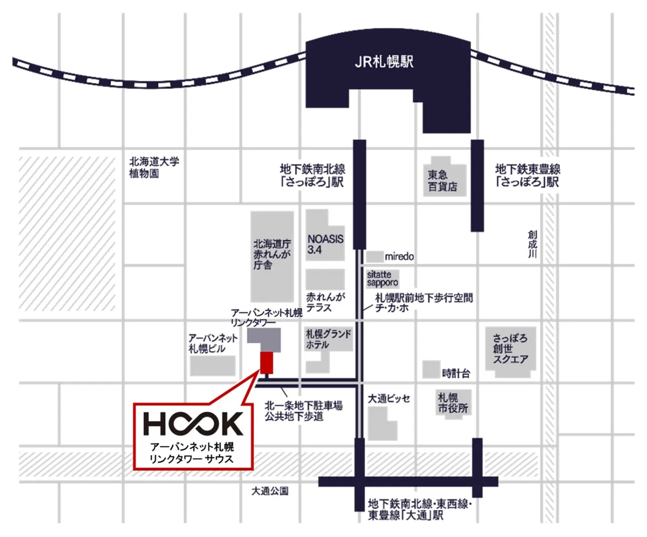 「HooK」所在地