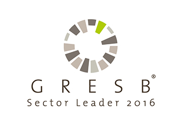 GRESB Sector Leaderロゴ