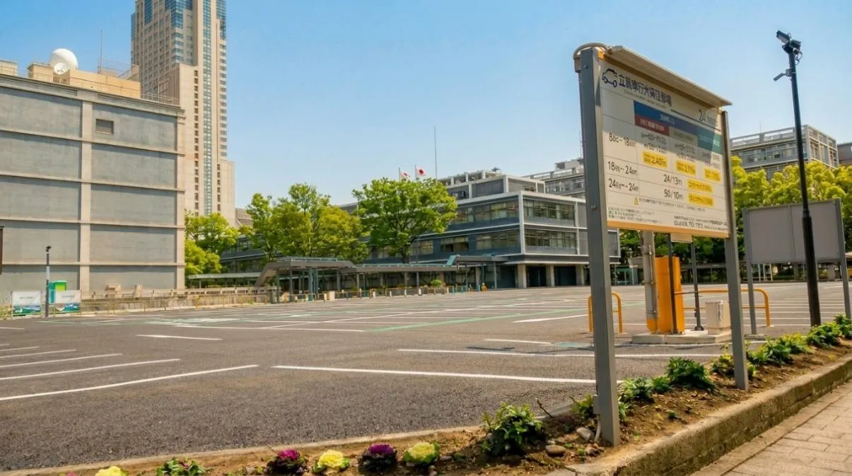 広島県庁外来駐車場 整備事業が完成、グランドオープンへ